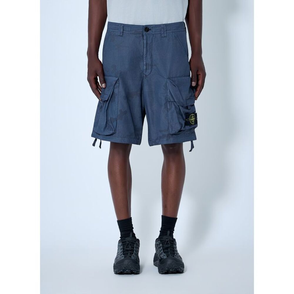 Stone Island Men Ripstop Cargo Shorts